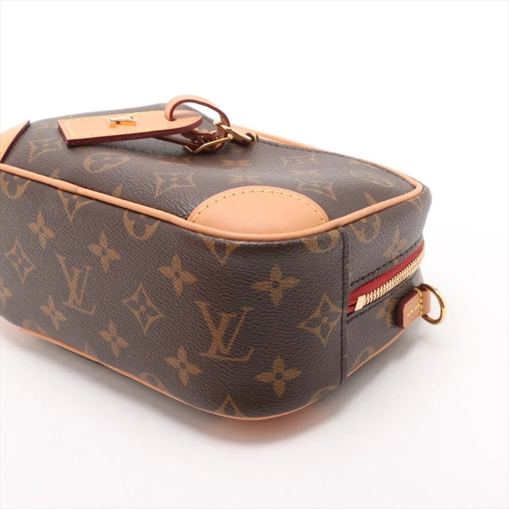 👜 Louis Vuitton Monogram Deauville Mini Brown M45528 - Picture 3 of 13